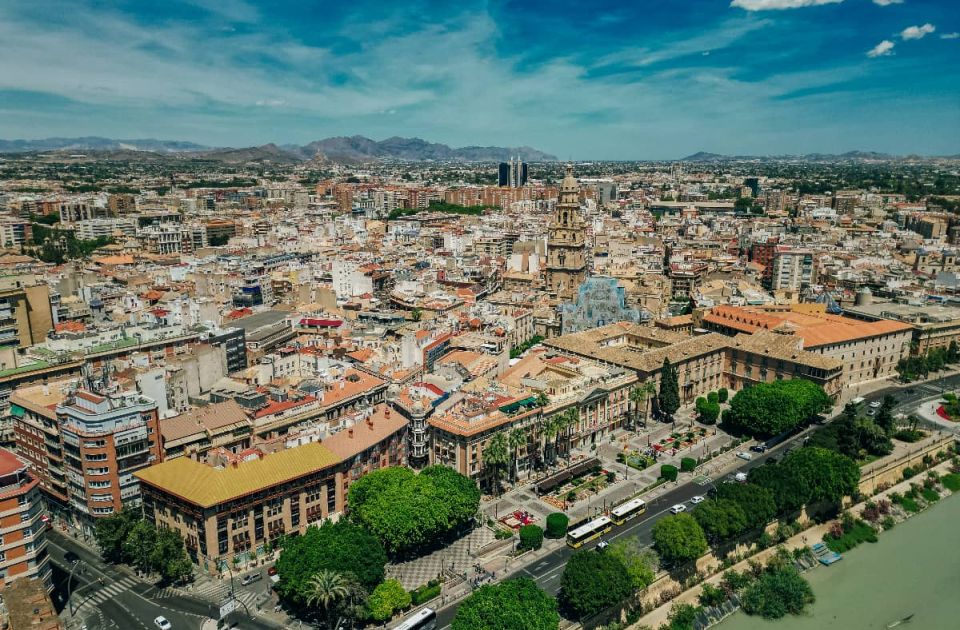Vista del centro histórico de Murcia, zona de actuación de Escaleras Frangel